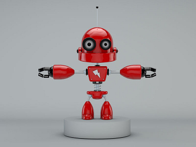 Bolt the Robot 3d 3d model c4d robot