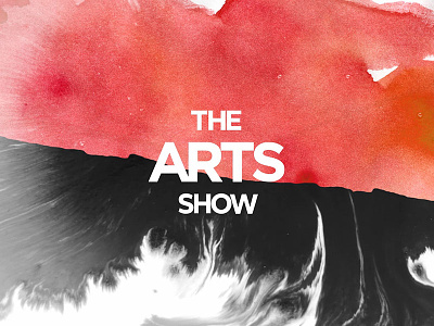 The Arts Show Titles 2d after effects ink bleeds textures typography