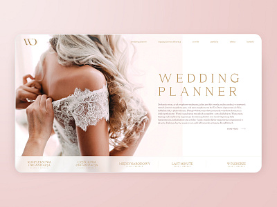 Way of Dreams / wedding planner beige gold light nude web design website wedding wedding planner
