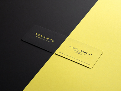 4EVENTS brand brand identity branding business card logo