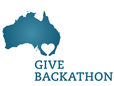 Give Backathon Logo design logo