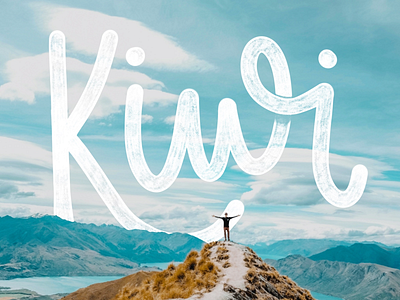 Little ol’ New Zealand hand lettering kiwi new zealand nz wellington
