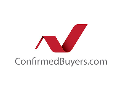 Confirmed Buyers check check mark housing logo real estate ribbon