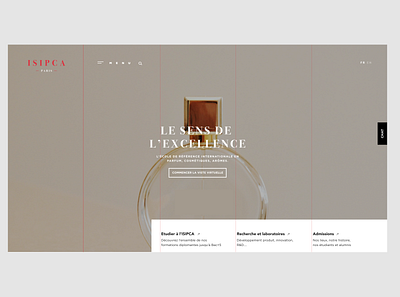 L'ÉCOLE DU PARFUM branding design fashion ui uiux web