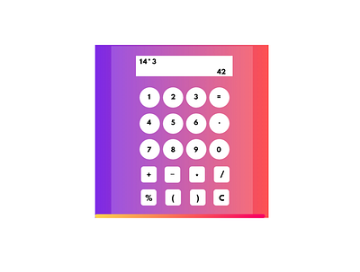 Calculator calculator calculator design challenge daily ui 004