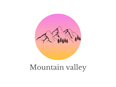 Mountain valley app icon dailyui