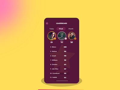 Leaderboard daily ui 019