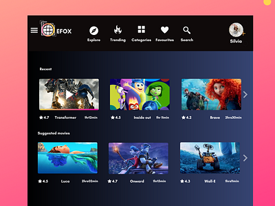 Smart tv app daily ui 025