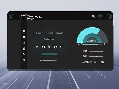 Car Interface daily ui 034