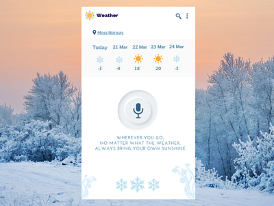 Weather daily ui 037