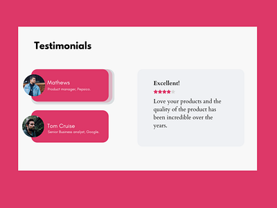 Testimonial daily ui 039