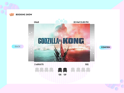 Confirmation 054 booking challenge confirm confirmation dailyui design dribbble modern movie movies seat