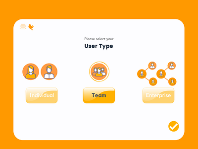 User Type 064 challenge creative dailyui design dribbble illustration inspiration modern pay popular team unique user user type