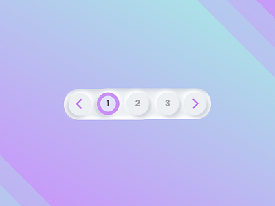 Pagination 085 challenge creative dailyui design dribbble graphic design modern numbers page pagination popular ux