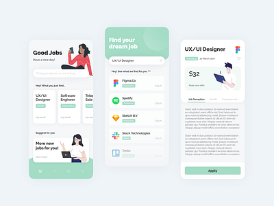 Job Finder App Concept