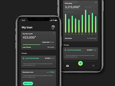 My Loan Concept App app concept financial loan