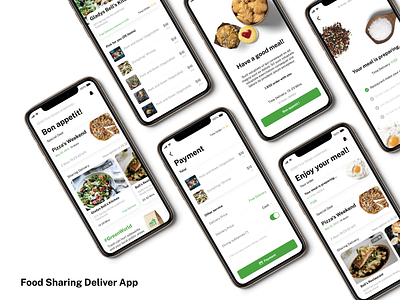 Food Sharing Delivery ui ux design