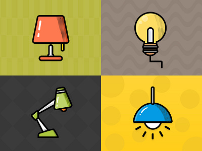 lamp design icon lamp light