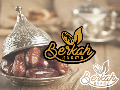 BERKAH KURMA branding design golden valley golden valley kurma logo