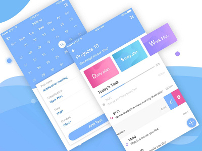 Plan page design app design ui