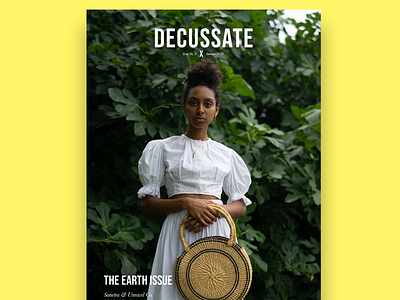 Decussate Magazine. Earth Issue. creative direction editorial design layout design