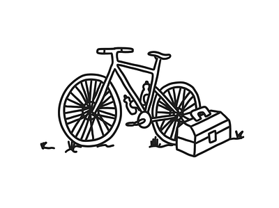 Mystery bike skills bike tools bikes daily illustration