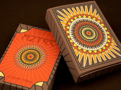 Aztec card boxes
