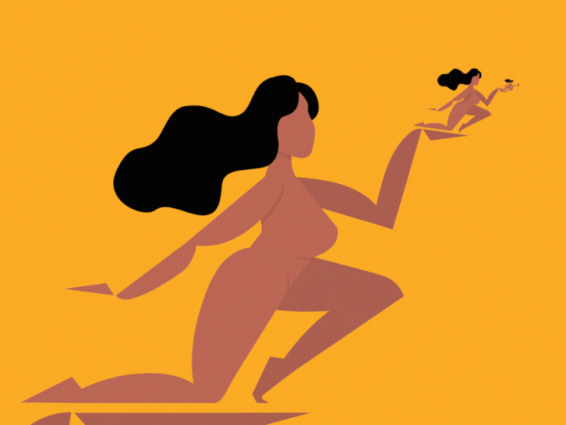 Uplift Women animation flat gif illustration loop women women empowerment