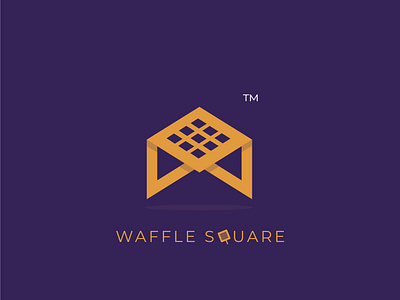 WAFFLE SQUARE - Waffle Cafe Logo