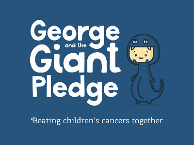 George and the Giant Pledge brand branding cancer character charity children george and the giant pledge