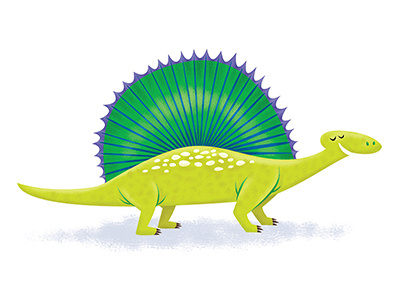 Dimetrodon character art character design dimetrodon dinosaur humorous characters illustration