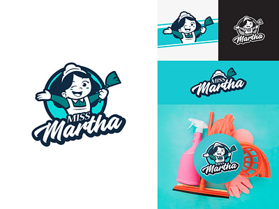 Miss Martha Logo Design Concept branding creative logo digital art identity logo logo design logotype mascotlogo minimalist monogram vector vector art