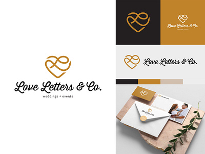 Logo Design for Love Letters & Co. art direction branding event event logo graphic design identity illustration logo logo design logofolio