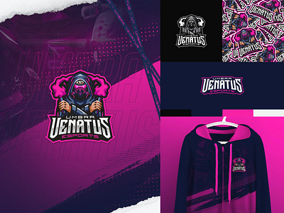 Umbra Venatus Esports Logo digital art esports esports logo gaming logo graphic design identity illustration logo logo design logotype vector