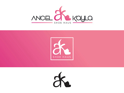 AK Shoe Haus Logo branding identity illustration logo logo design logo design concept typography