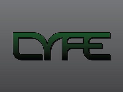 Logo LYFE design lettering logo