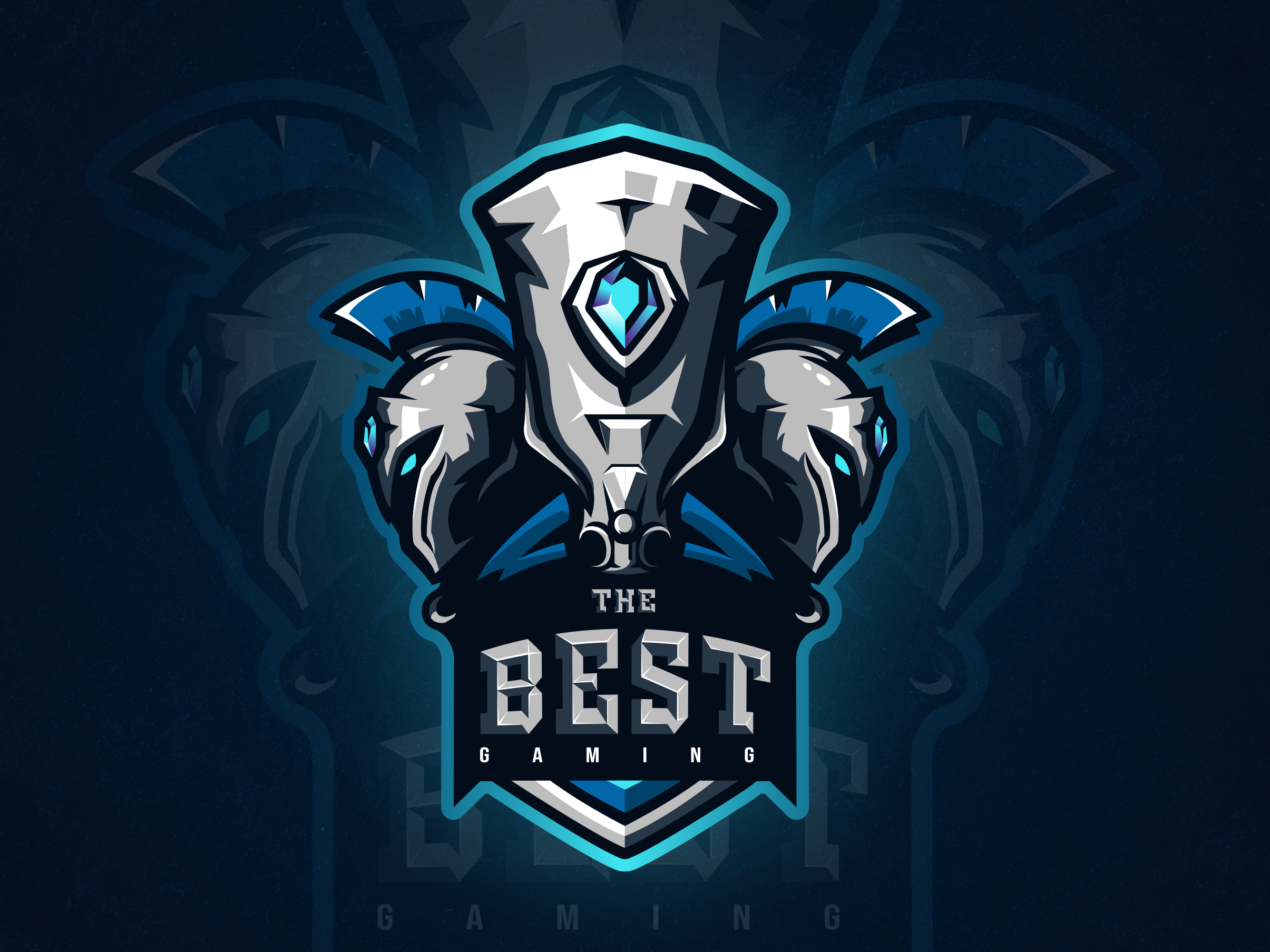 Download wallpaper logo, blue background, csgo, crack, cs go, Luminosity  Gaming, section games in resolution 1366x768