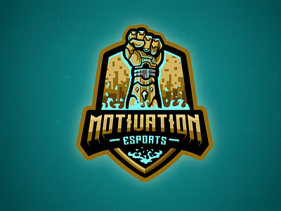 Motivation Esports Logo. brand identity design esports esports logo gaming illustration logo mascot logo mascot logos pubg vector