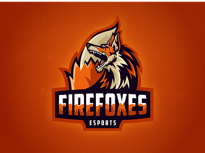 Fire Foxes Esports Logo. brand identity design esports esports logo fire logo fox fox logo foxes gaming illustration logo mascot logo mascot logos pubg