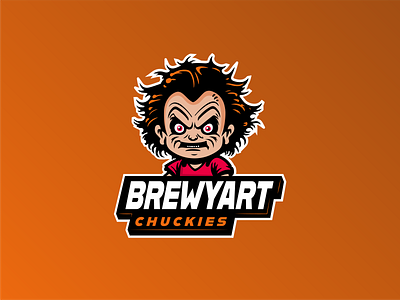Chucky - Horror Mascot Logo chucky egame horror logo mascot sport
