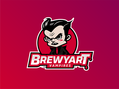 Vampire - Horror Mascot Logo dracula egame esport horror logo mascot vampire