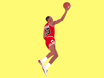 Michael Jordan 23 air american basket bulls chicago illustration jordan michael nba