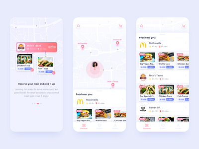 LatePlate App Concept app app concept bright color business clean design design concept food and drink food app ui ux