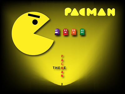Pacman | Theme artwork design draft dribble fun illustrations
