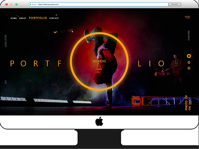 Web UX/UI | Portfolio Page design graphics minimal portfolio ui ux