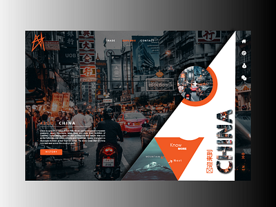 Landing Page | The Chinatown design dribbble flatdesign graphicdesign interactiondesign landingpage ui uidesign userinterface ux uxdesign webdesign
