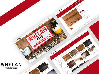 Whelans Warehouse Website Design 4life design responsive ui ux warehouse web website whelan