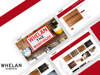 Whelans Warehouse Website Design