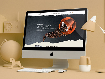 Coffee - Landing Page 4life coffee design landingpage onepage ui ux web