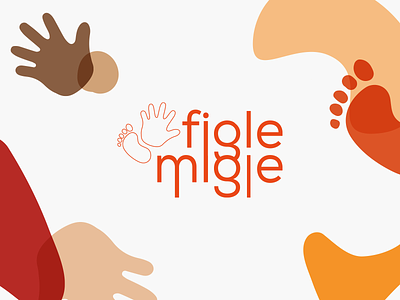 Figle Migle branding design icon illustration logo typography vector